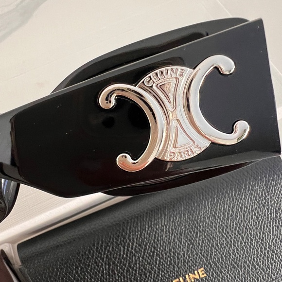 Celine TRIOMPHE XL 01 SUNGLASSES IN ACETATE - Picture 4 of 6